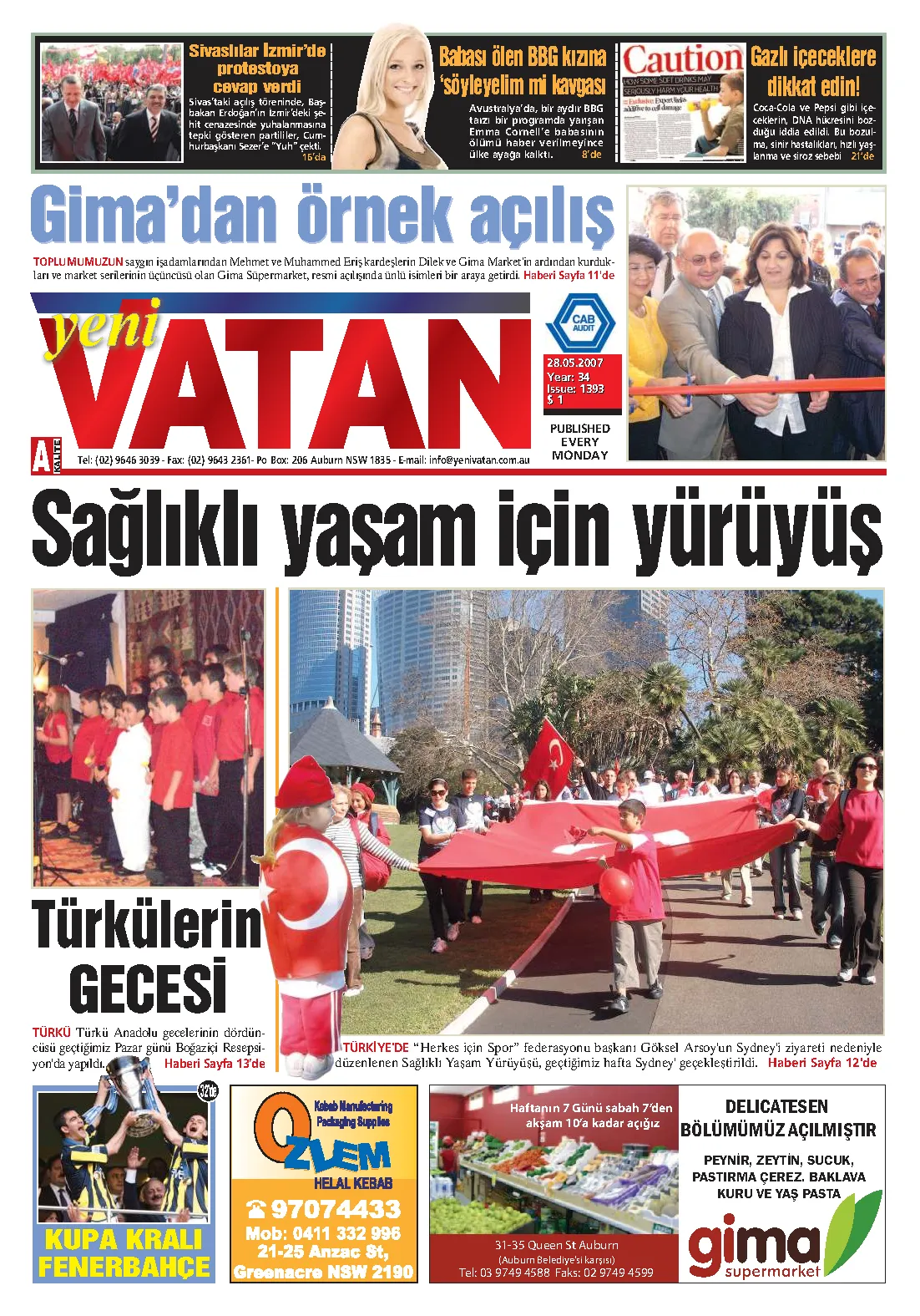 Yeni Vatan – 27 Mayıs 2007 – Sayı 1393