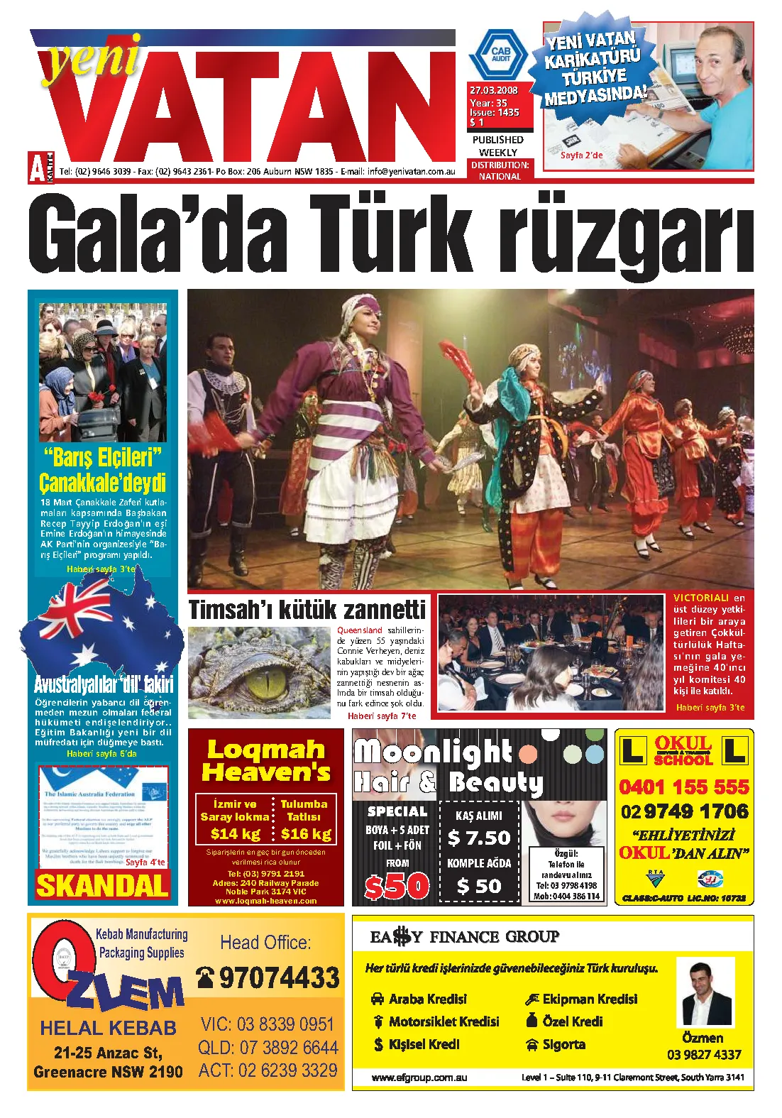 Yeni Vatan – 27 Mart 2008 – Sayı 1435