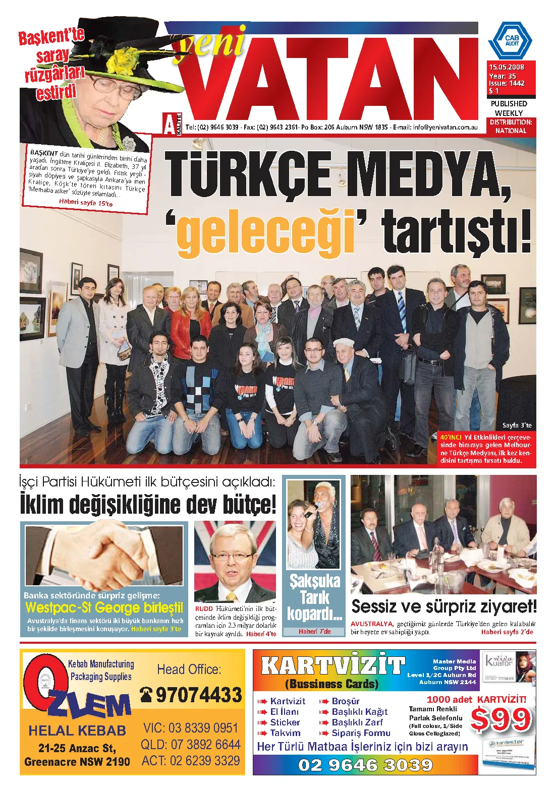 Yeni Vatan – 15 Mayıs 2008 – Sayı 1442